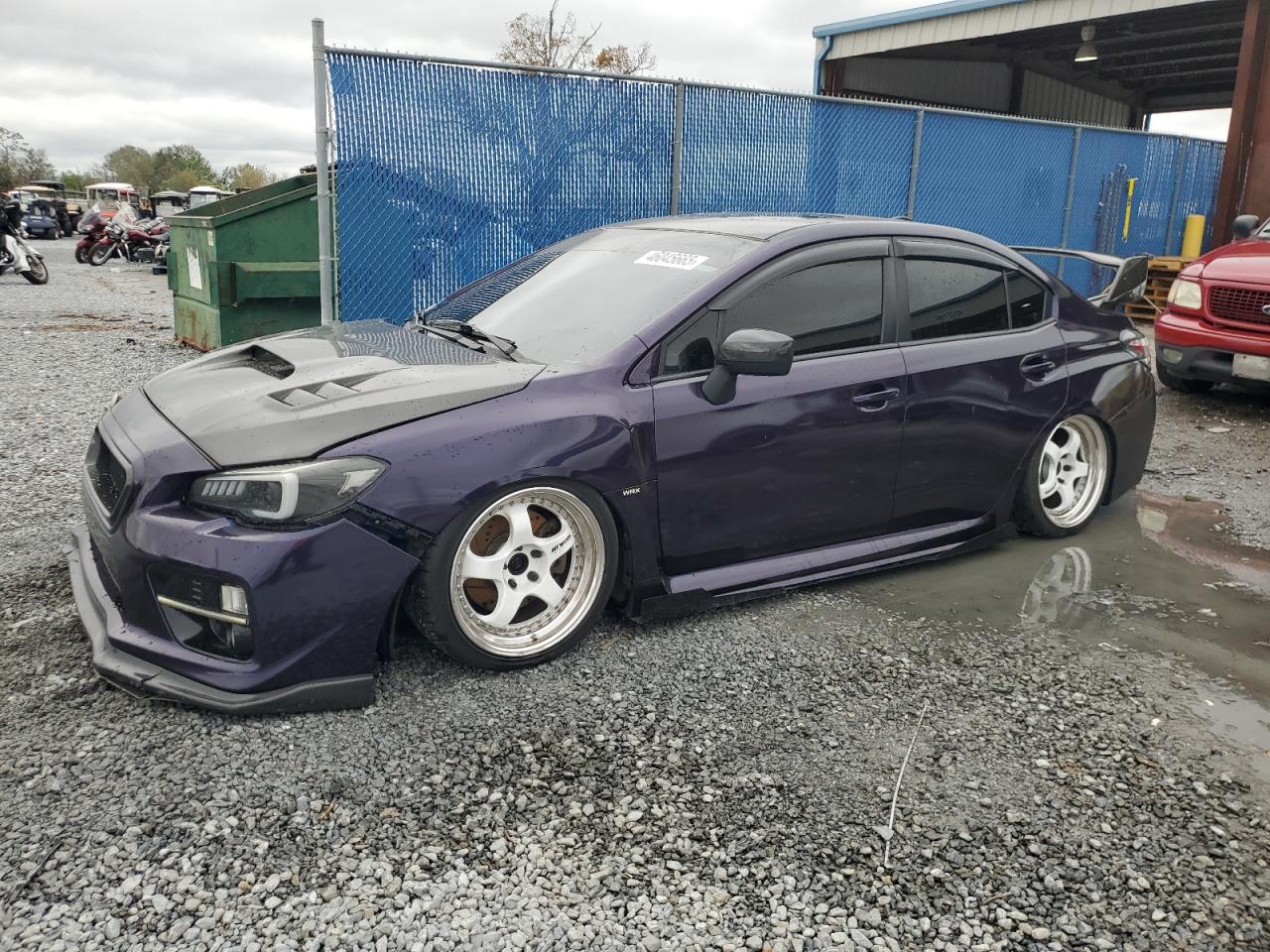 2015 Subaru WRX VIN JF1VA1D66F8821093