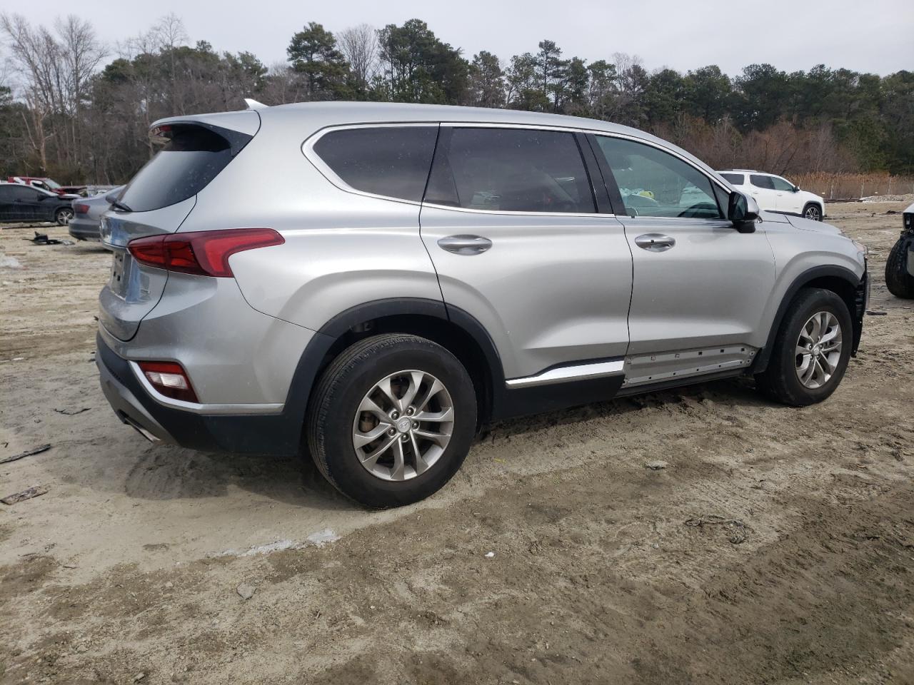 2020 Hyundai Santa Fe VIN 5NMS3CAD4LH237548 Copart auction photo, front end damage thumbnail 3