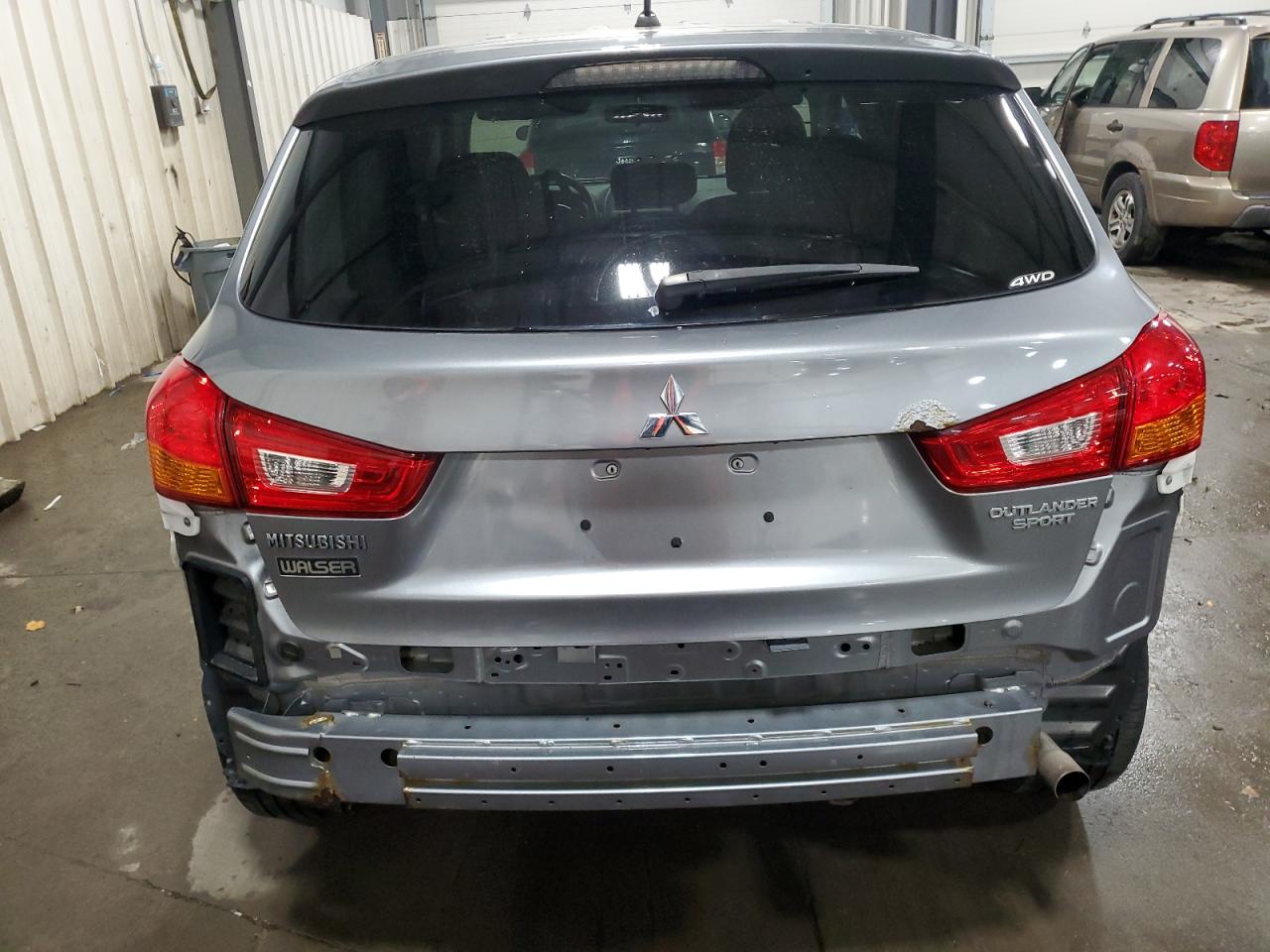 2015 Mitsubishi Outlander VIN 4A4AR3AU5FE008483 Copart auction photo, front end / rear end damage thumbnail 6