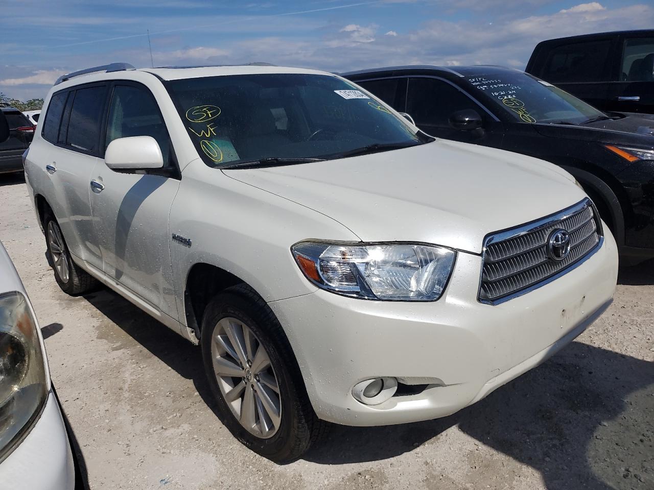 2008 Toyota Highlander VIN JTEEW44A082022624 Copart auction photo, water/flood damage thumbnail 4