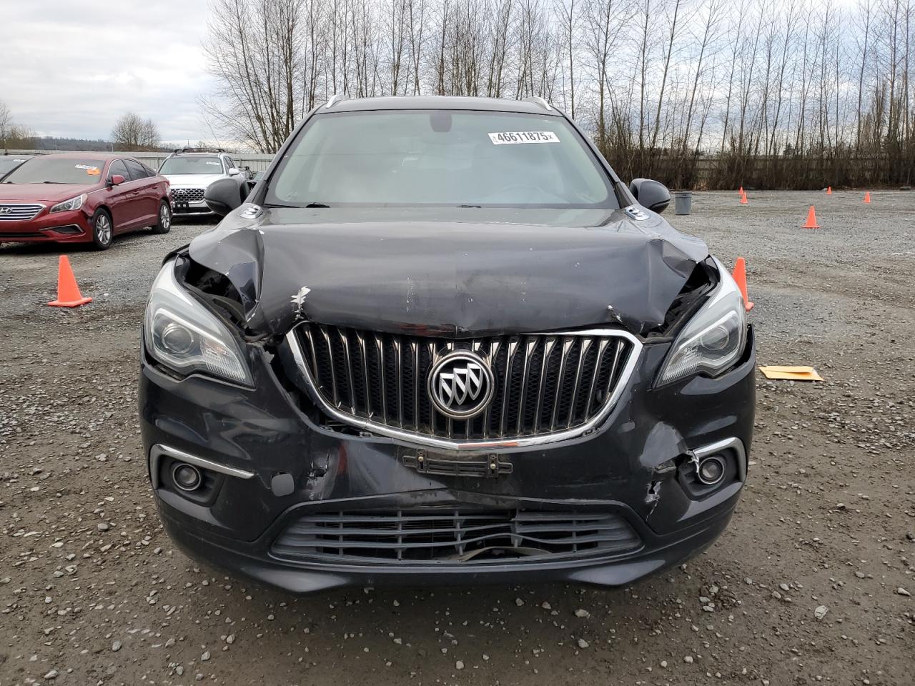 2017 Buick Envision VIN LRBFXBSA9HD243168 Copart auction photo, front end damage thumbnail 5
