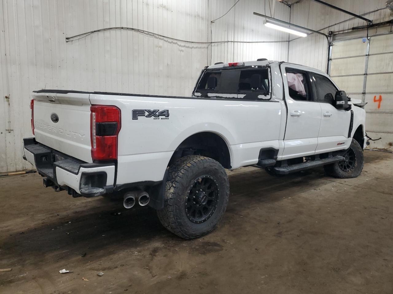 2023 Ford F350 VIN 1FT8W3BM6PED96967 Copart auction photo, front end / side damage thumbnail 3