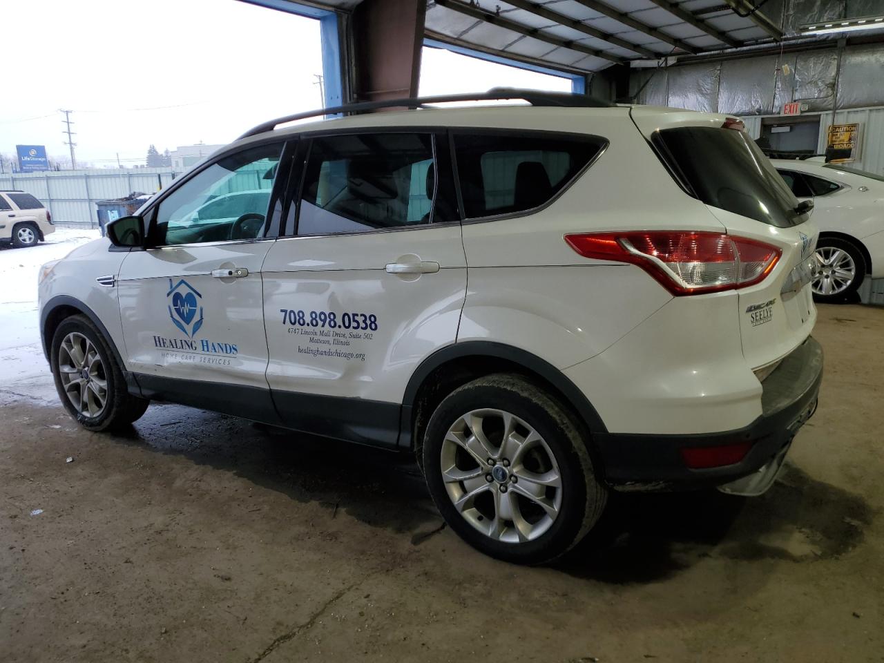2013 Ford Escape VIN 1FMCU9HX8DUA92802 Copart auction photo, rear end / side damage thumbnail 2