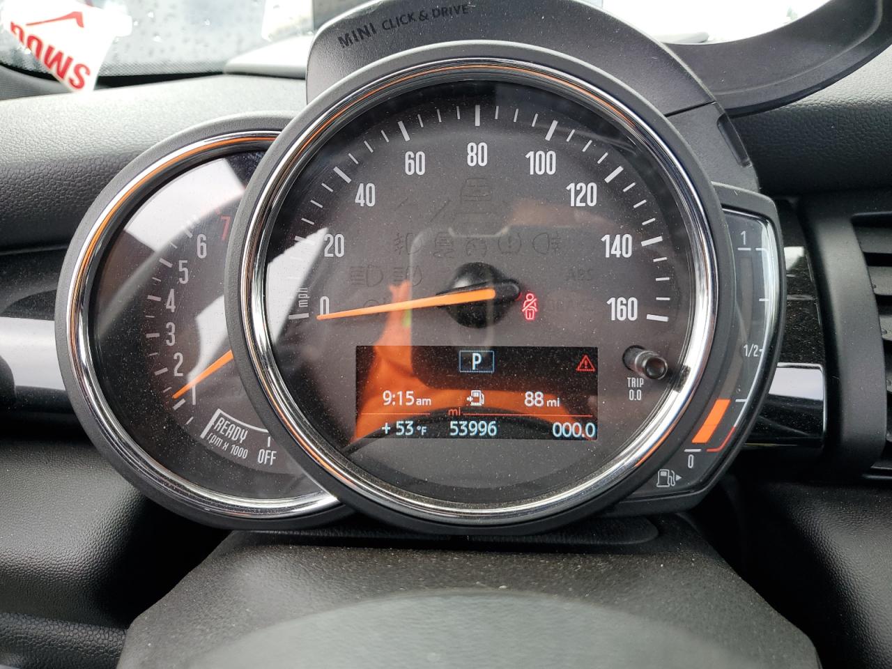 2020 MINI Cooper VIN WMWXR5C08L2L56392 Copart auction photo, top/roof damage thumbnail 9