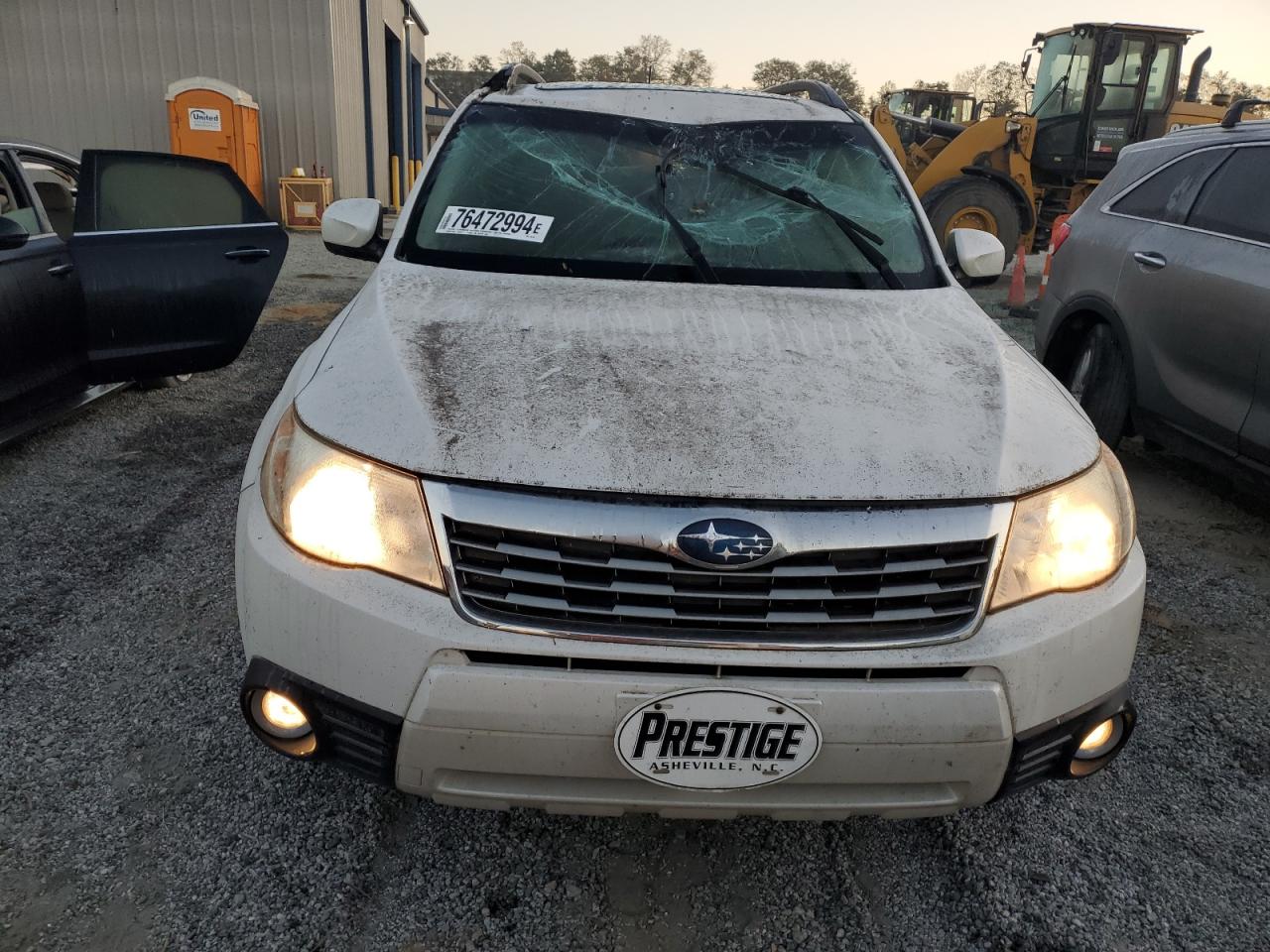 2009 Subaru Forester VIN JF2SH64699H736745 Copart auction photo, top/roof damage thumbnail 5