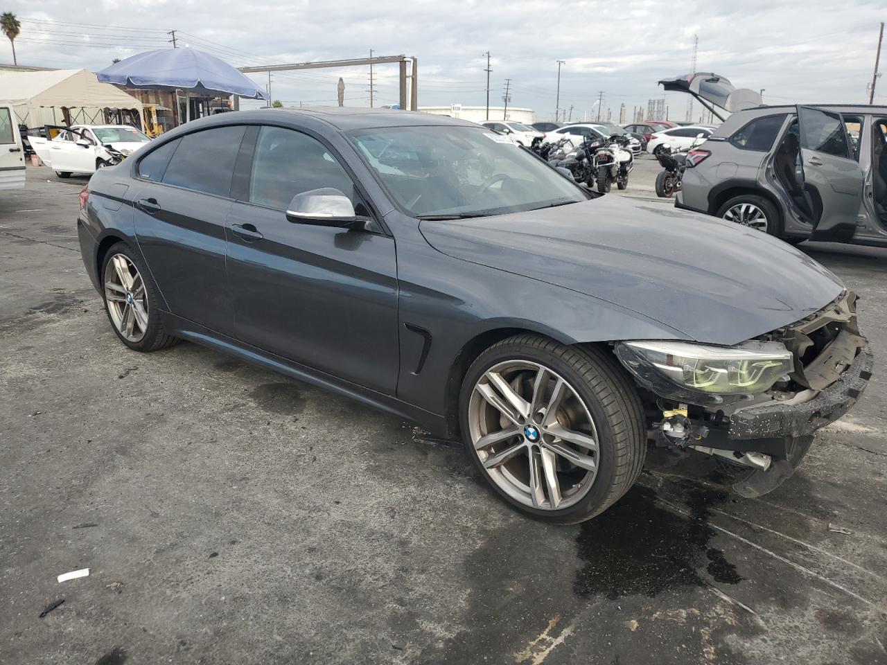 2018 BMW 4er VIN WBA4J1C54JBA30233 Copart auction photo, front end damage thumbnail 4