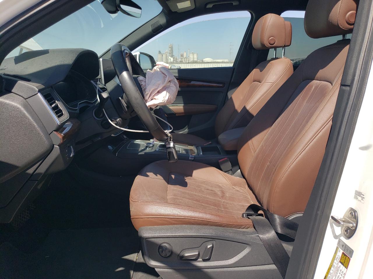 2018 Audi Q5 VIN WA1BNAFY0J2025672 Copart auction photo, front end damage thumbnail 7
