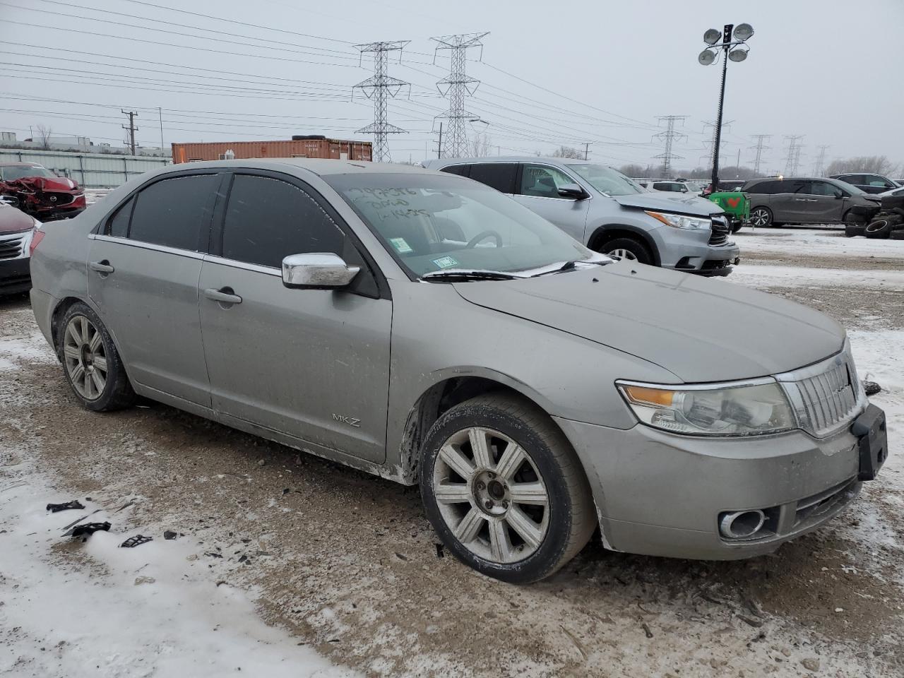 2008 Lincoln MKZ VIN 3LNHM26T38R631269 Copart auction photo, rear end / front end damage thumbnail 4
