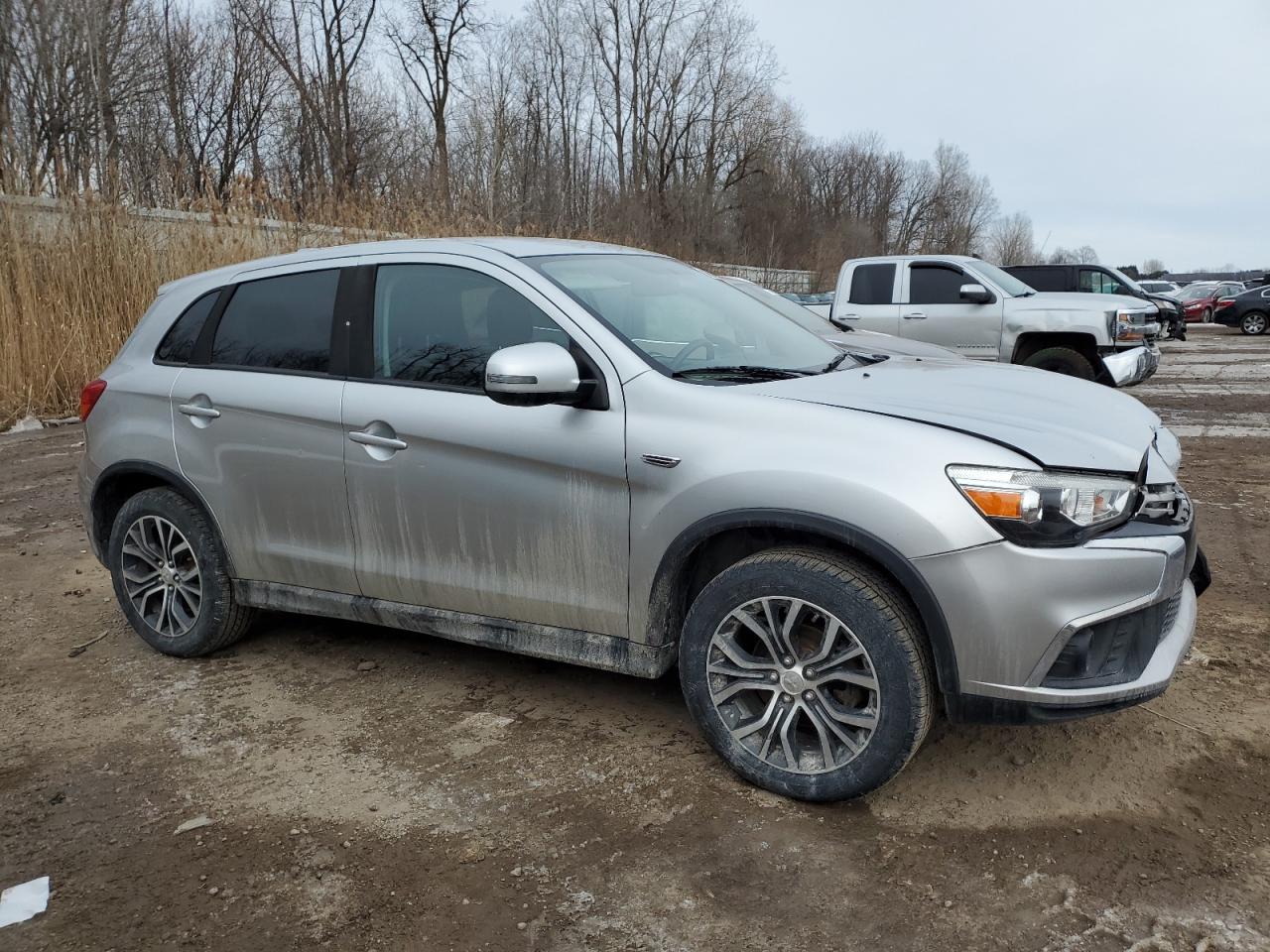 2019 Mitsubishi Outlander VIN JA4AP3AU8KU003009 Copart auction photo, front end / side damage thumbnail 4