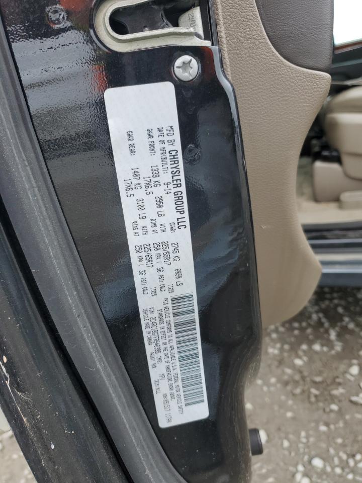 2015 Chrysler Town & Country VIN 2C4RC1BG7FR546386 Copart auction photo, rear end damage thumbnail 13