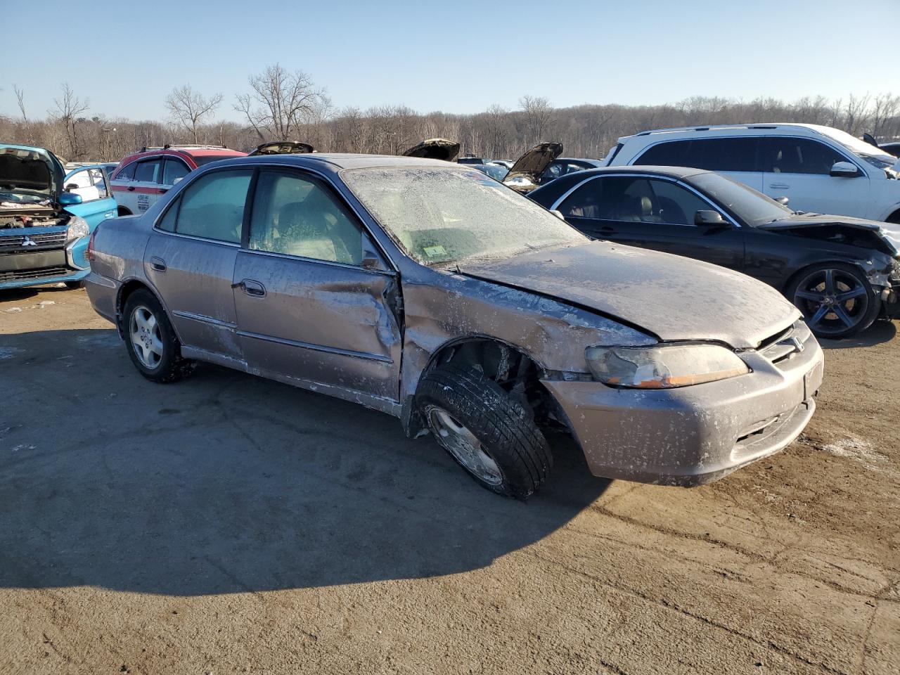 2000 Honda Accord VIN 1HGCG1657YA036549 Copart auction photo, front end / side damage thumbnail 4