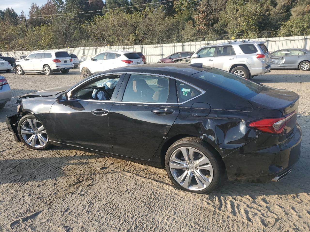 2021 Acura TLX VIN 19UUB5F43MA002233 Copart auction photo, front end / rear end damage thumbnail 2
