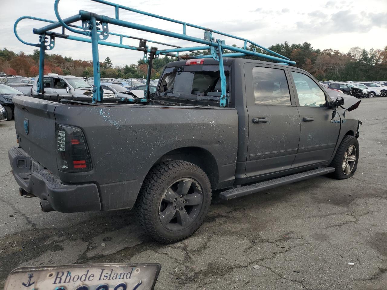 2015 RAM 1500 VIN 1C6RR7LT1FS662251 Copart auction photo, all over damage thumbnail 3