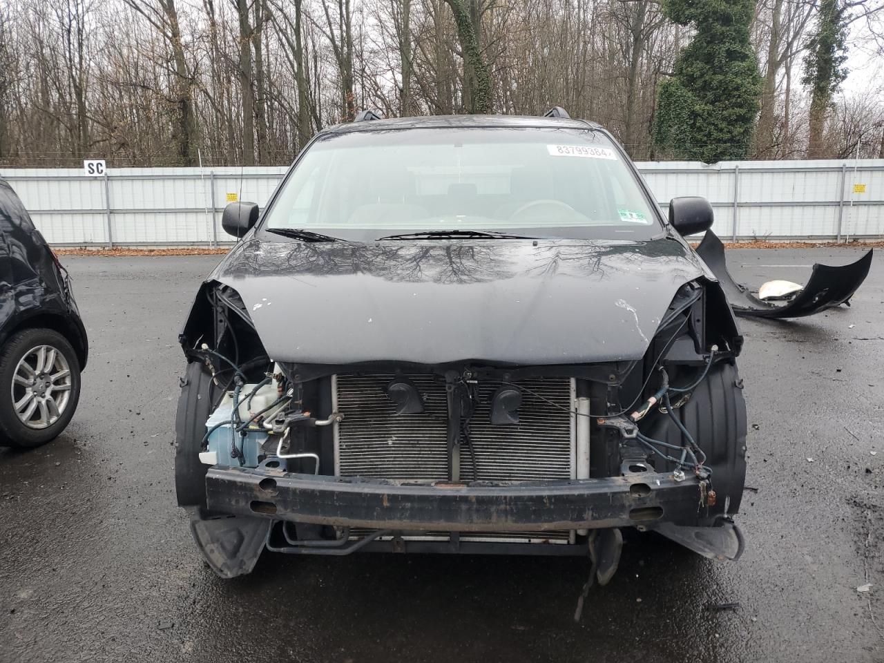2008 Toyota Sienna VIN 5TDZK23C88S108457 Copart auction photo, front end damage thumbnail 5