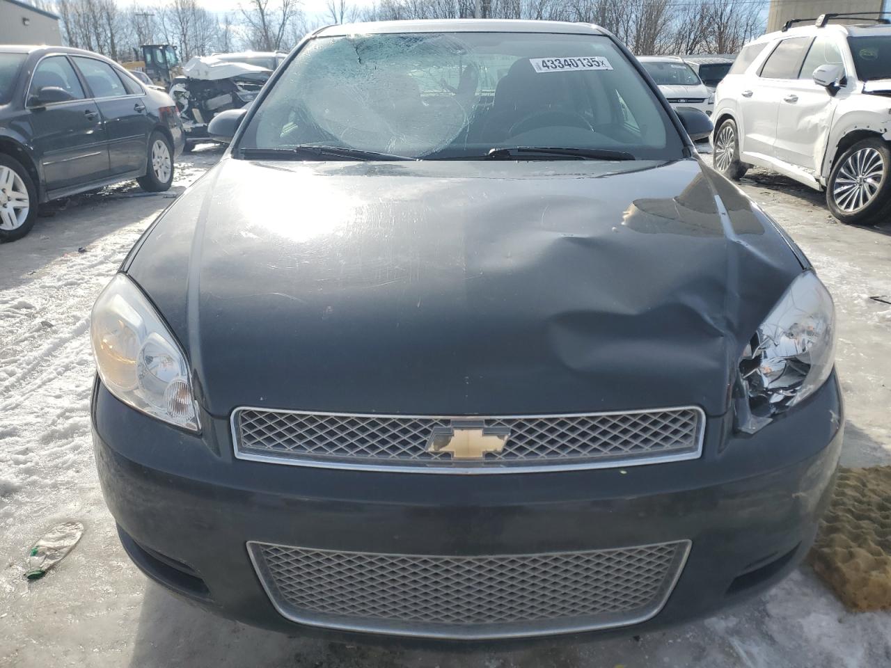 2012 Chevrolet Impala VIN 2G1WA5E34C1186845 Copart auction photo, front end damage thumbnail 5
