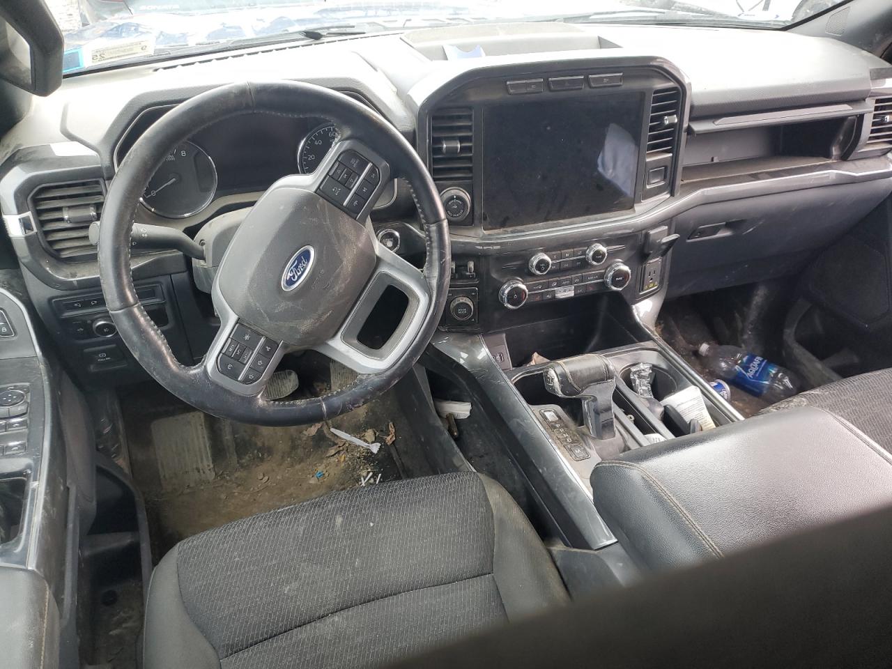 2022 Ford F-150 VIN 1FTFW1E55NKF16563 Copart auction photo, all over damage thumbnail 8