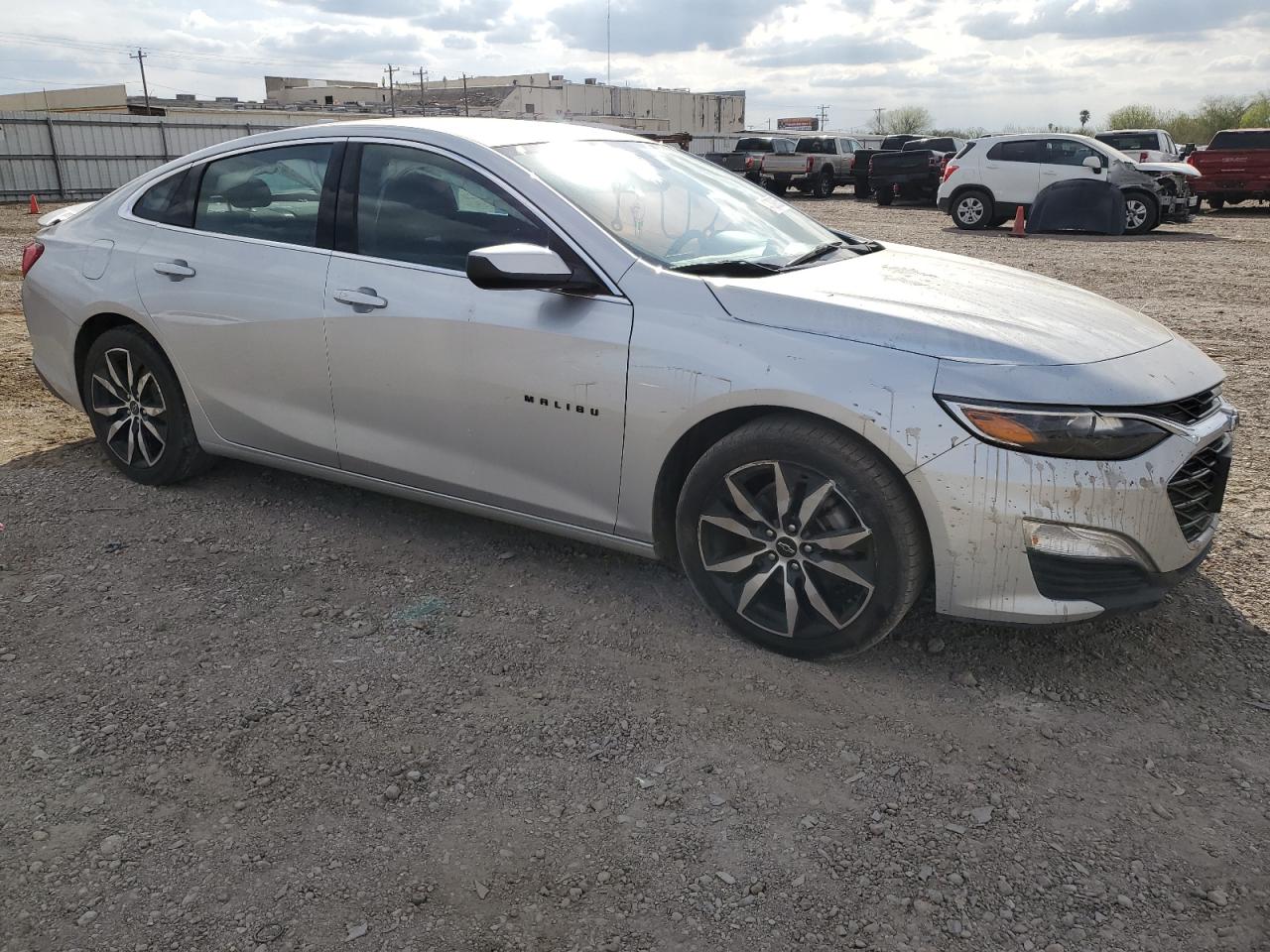 2021 Chevrolet Malibu VIN 1G1ZG5ST3MF060874 Copart auction photo, side / front end damage thumbnail 4