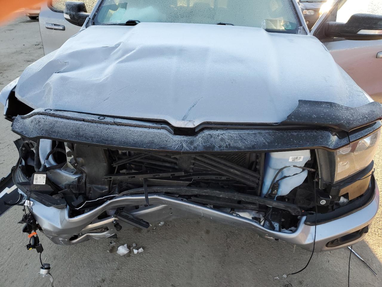 2021 RAM 1500 VIN 1C6SRFMT5MN664350 Copart auction photo, front end damage thumbnail 11