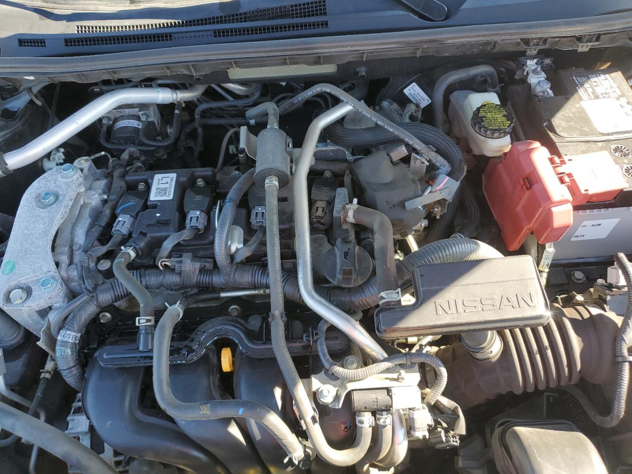 2021 Nissan Sentra VIN 3N1AB8CV4MY246973 Copart auction photo, front end / side damage thumbnail 11