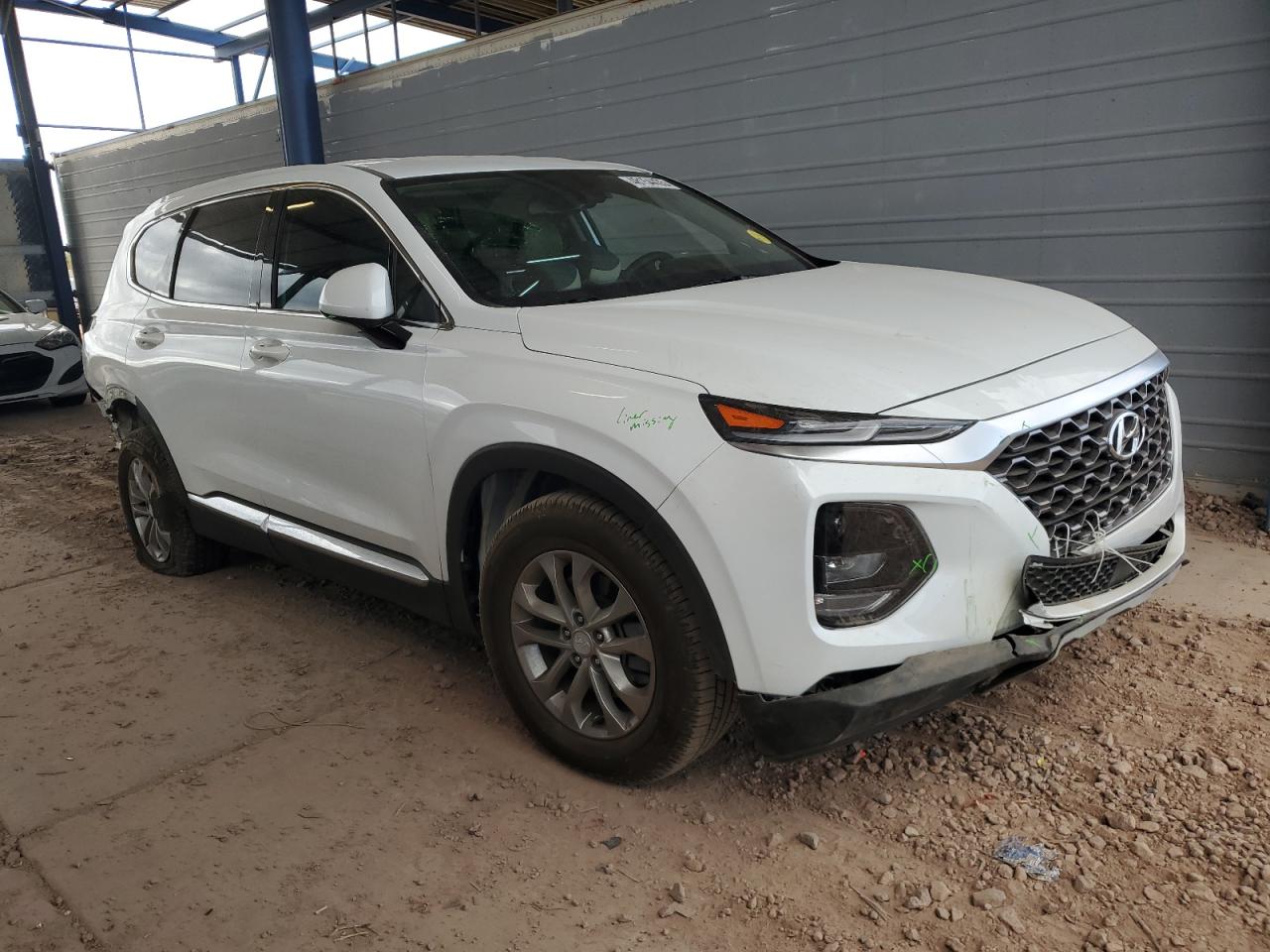 2020 Hyundai Santa Fe VIN 5NMS33AD3LH206081 Copart auction photo, rear end / front end damage thumbnail 4