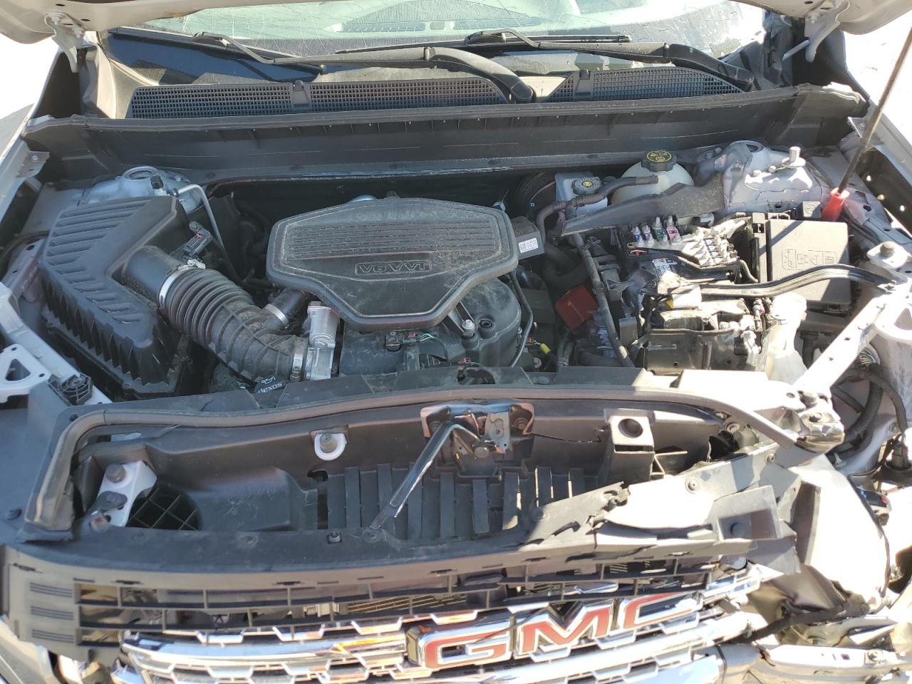 2021 GMC Acadia VIN 1GKKNPLS6MZ205103 Copart auction photo, front end / side damage thumbnail 12