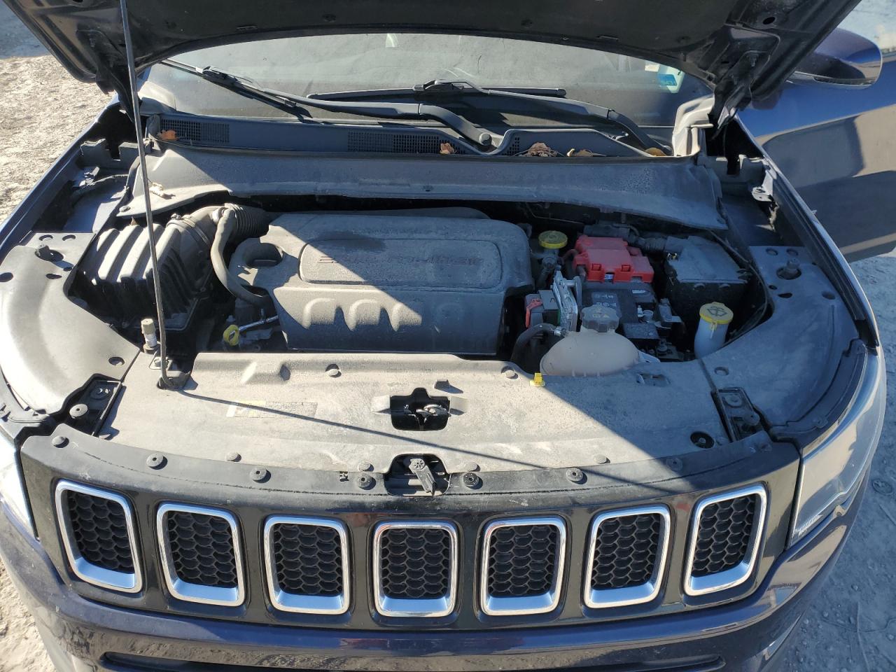 2020 Jeep Compass VIN 3C4NJDCB3LT214236 Copart auction photo, side damage thumbnail 12