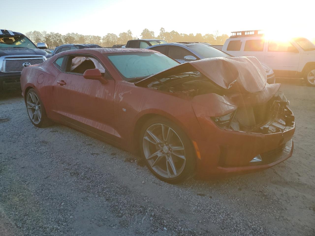 2019 Chevrolet Camaro VIN 1G1FB1RS7K0158233 Copart auction photo, front end damage thumbnail 4