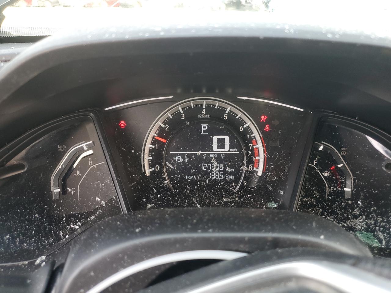 2018 Honda Civic VIN 2HGFC2F5XJH595003 Copart auction photo, all over damage thumbnail 9