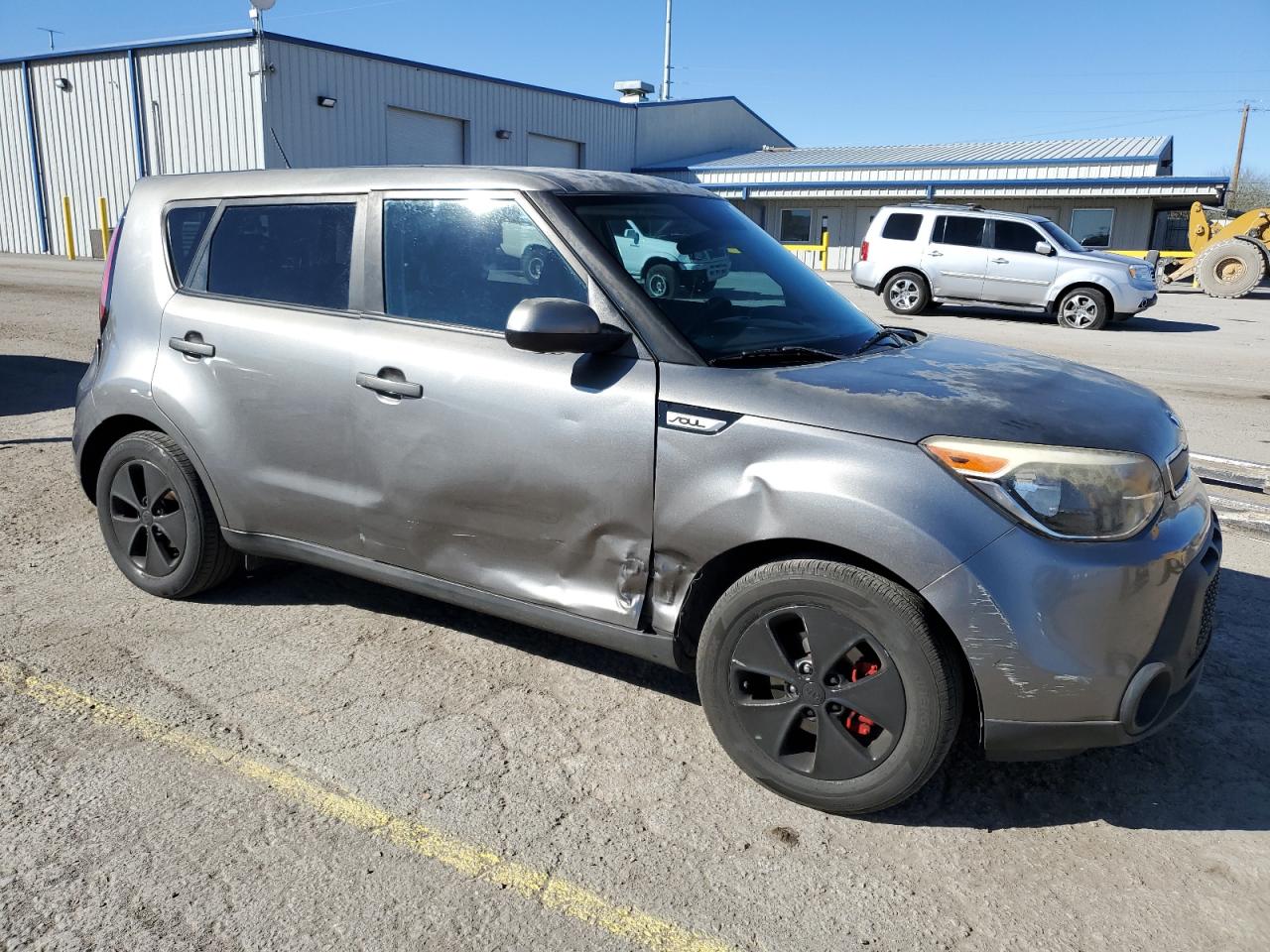 2016 KIA Soul VIN KNDJN2A22G7341709 Copart auction photo, side / rear end damage thumbnail 4
