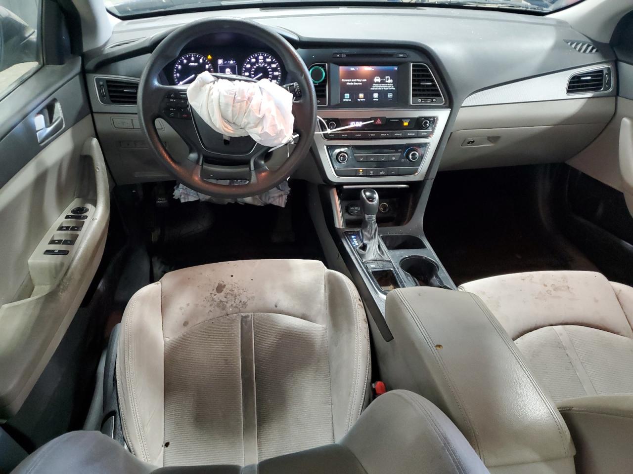 2017 Hyundai Sonata VIN 5NPE24AF5HH437002 Copart auction photo, front end / side damage thumbnail 8