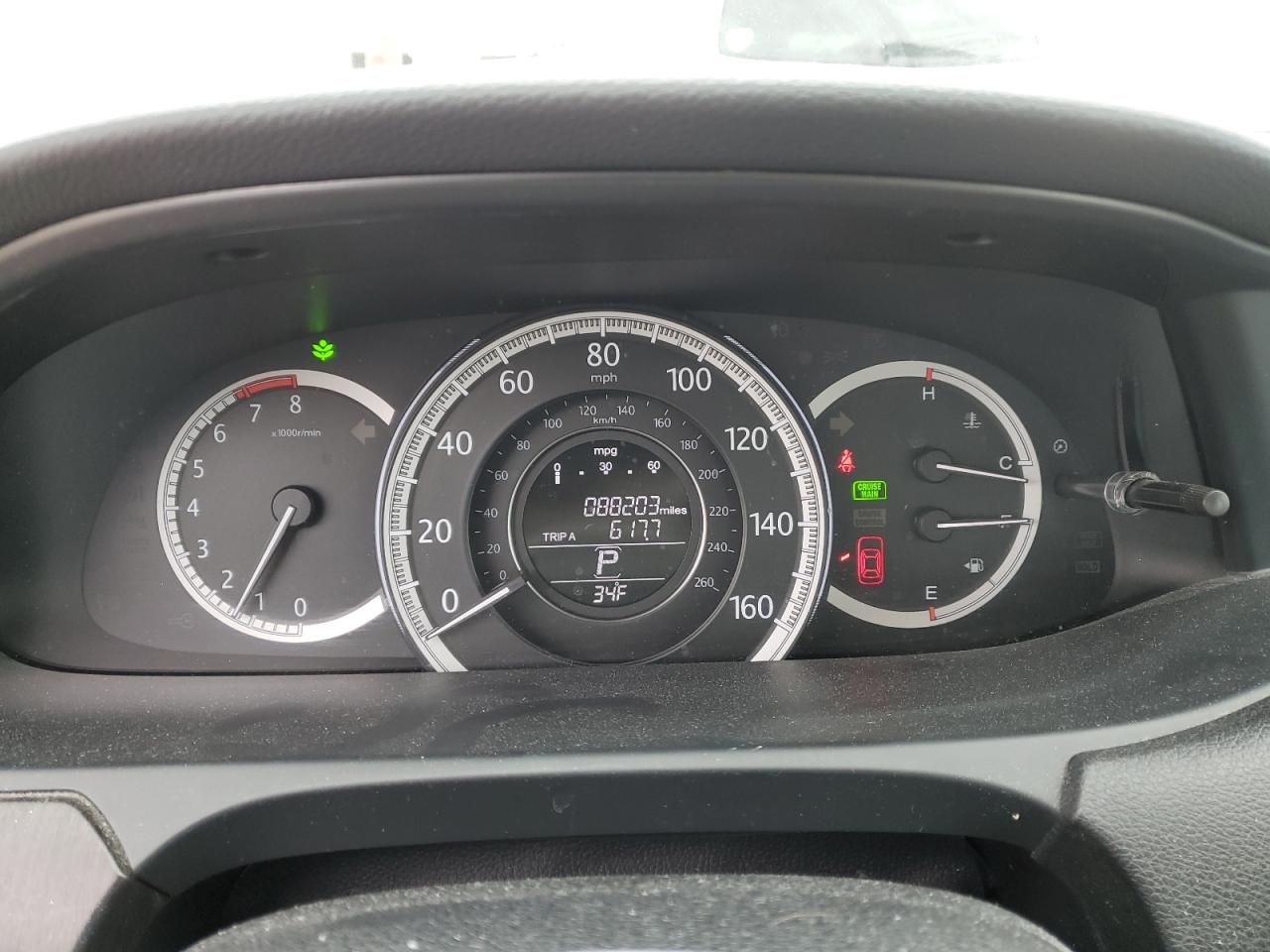 2014 Honda Accord VIN 1HGCR2F87EA251919 Copart auction photo, side / mechanical damage thumbnail 9
