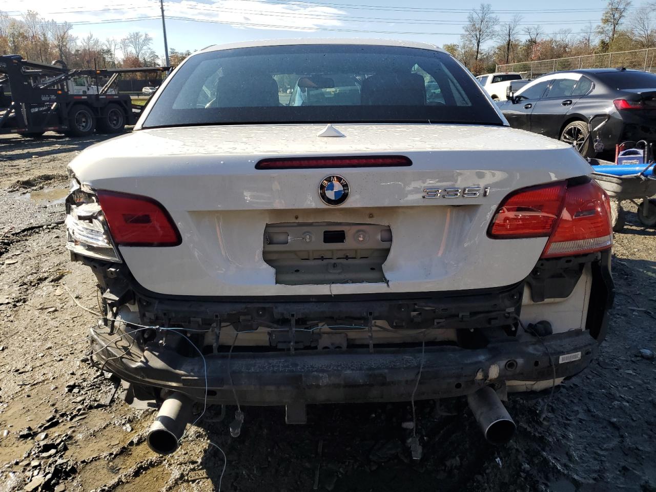2008 BMW 3er VIN WBAWL73538PX52275 Copart auction photo, rear end damage thumbnail 6