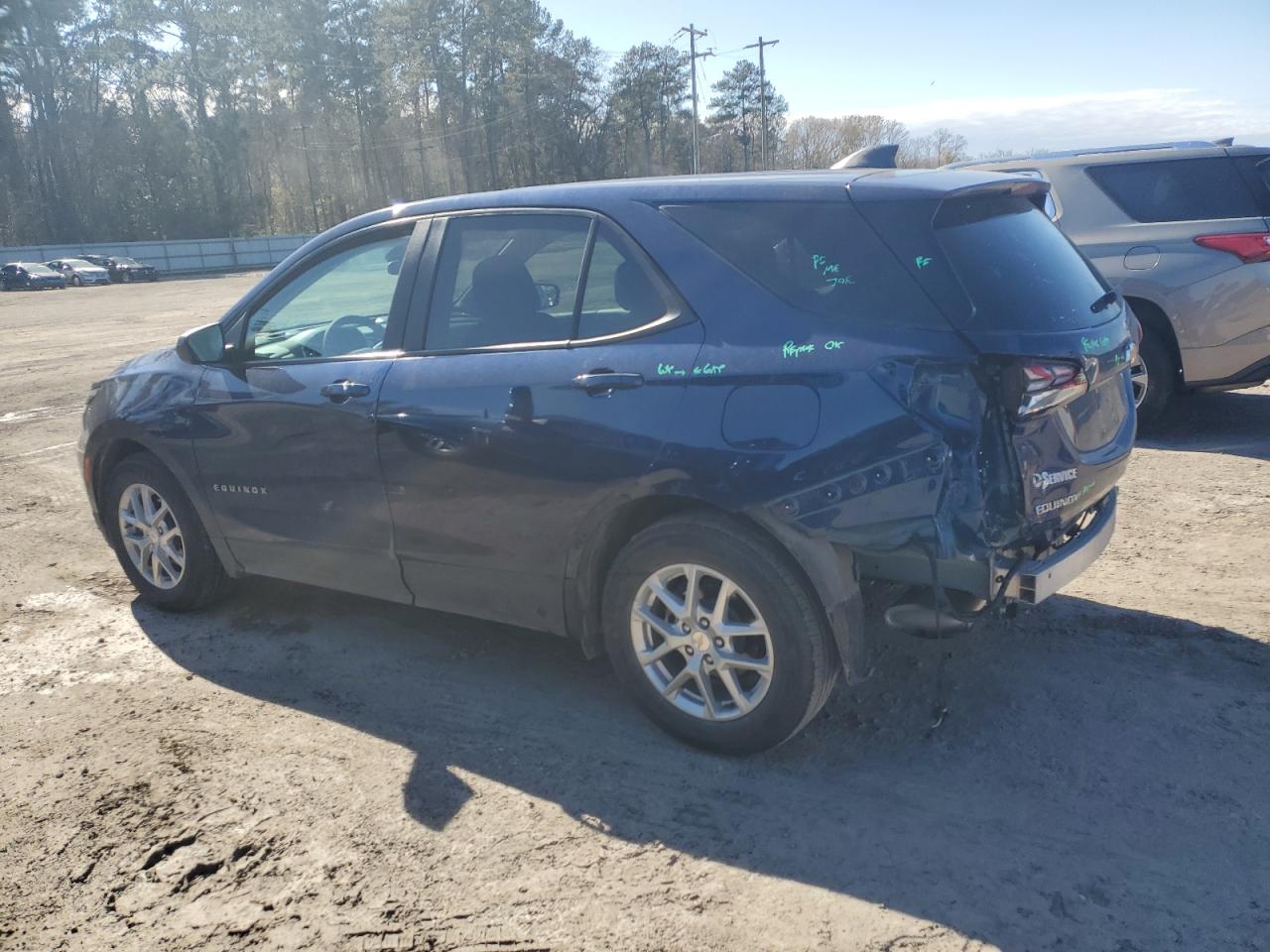 2022 Chevrolet Equinox VIN 3GNAXHEV9NS244949 Copart auction photo, rear end damage thumbnail 2