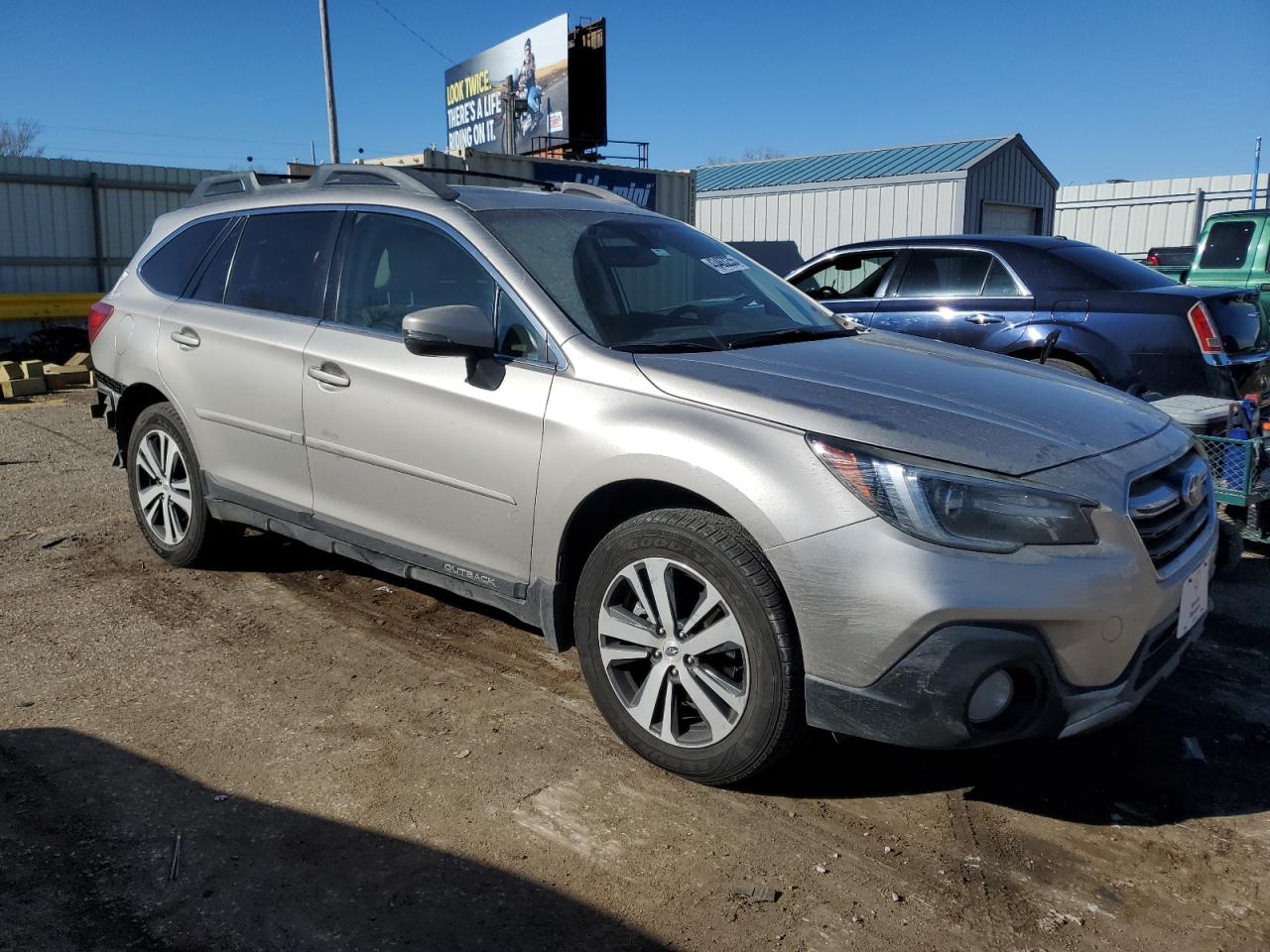2018 Subaru Outback VIN 4S4BSENC2J3246692 Copart auction photo, rear end damage thumbnail 4