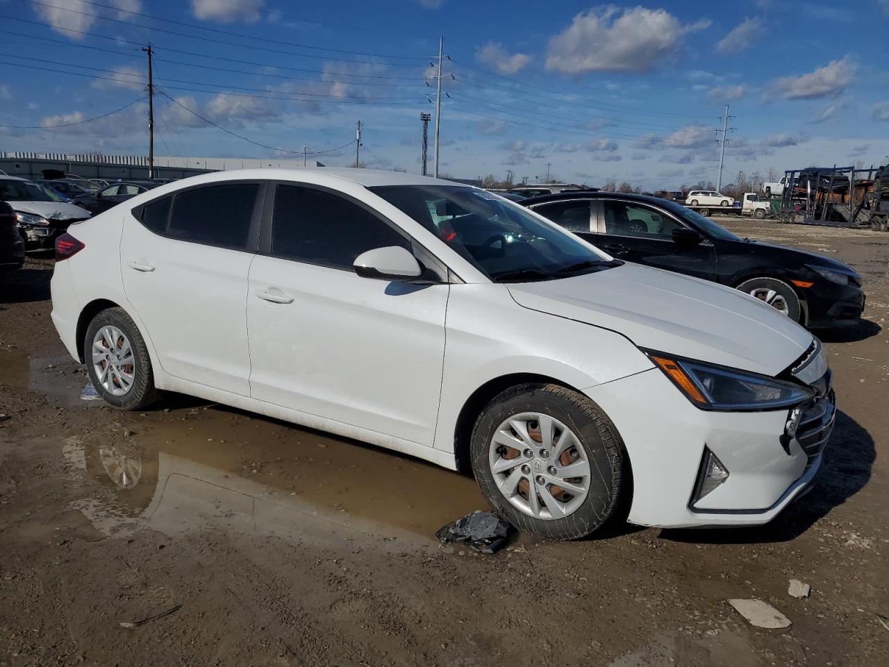2020 Hyundai Elantra VIN 5NPD74LF9LH593336 Copart auction photo, front end / rear end damage thumbnail 4