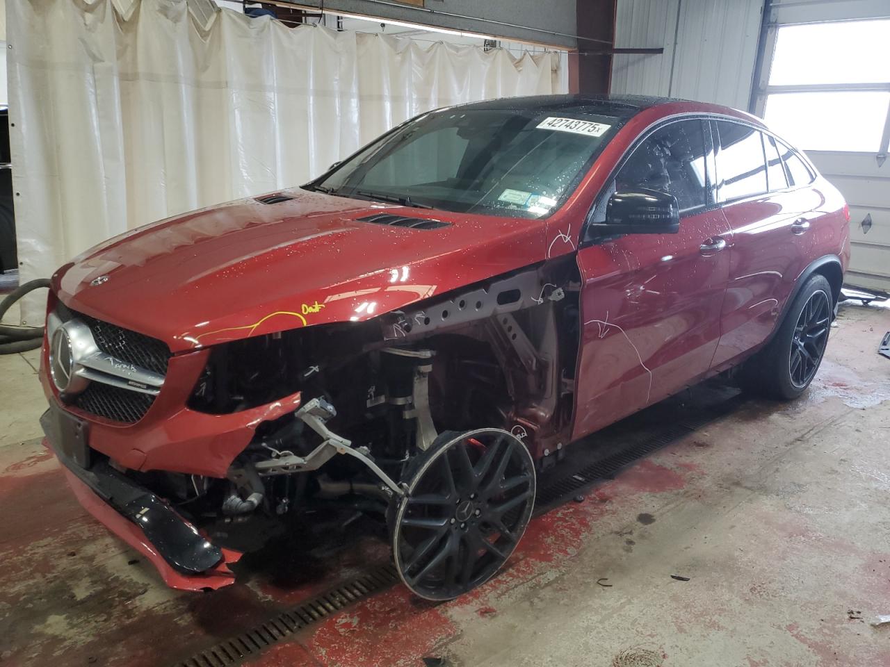 2019 Mercedes-Benz GLE VIN 4JGED7FB4KA144977