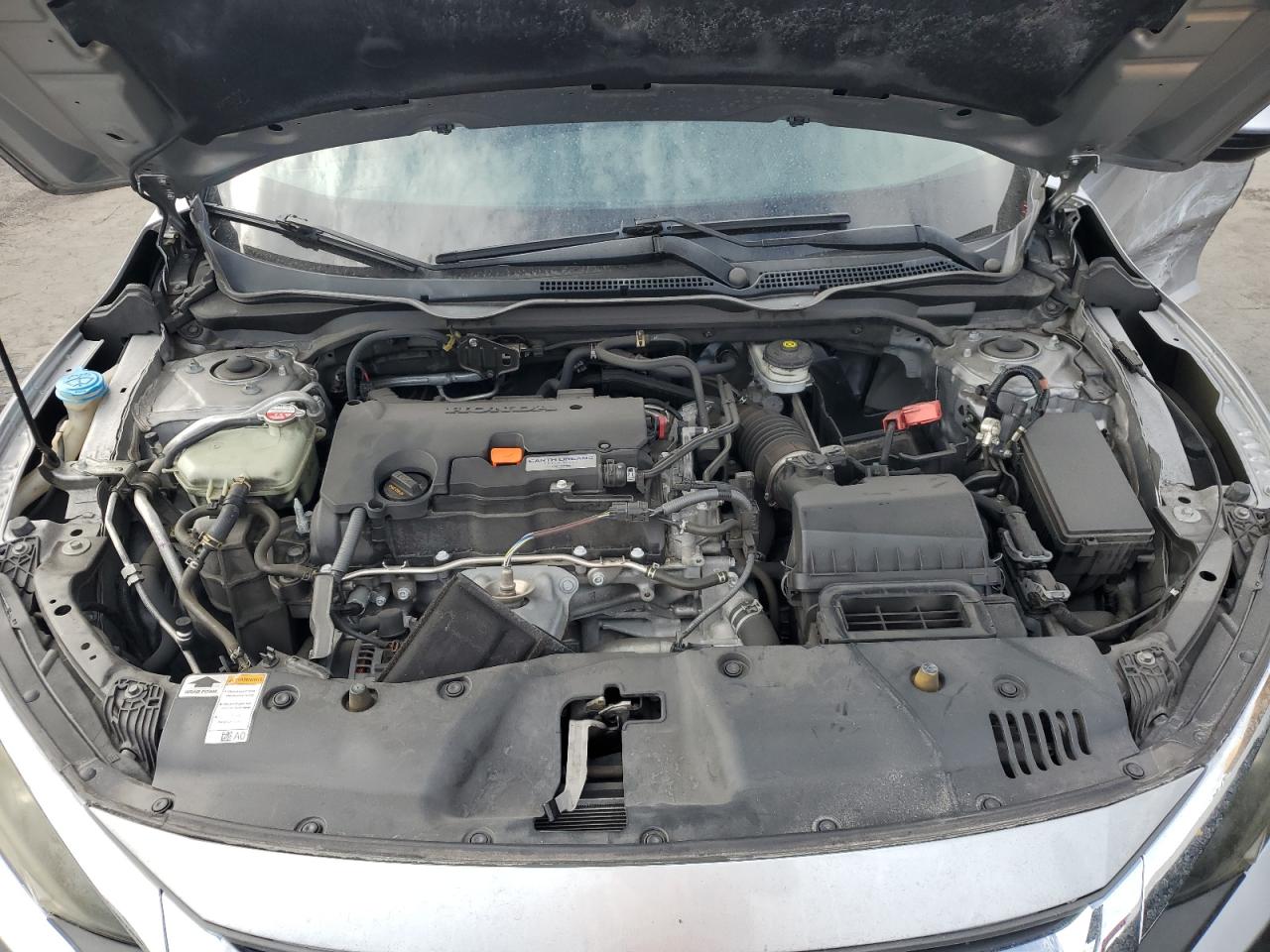 2018 Honda Civic VIN 19XFC2F70JE031565 Copart auction photo, front end / side damage thumbnail 11