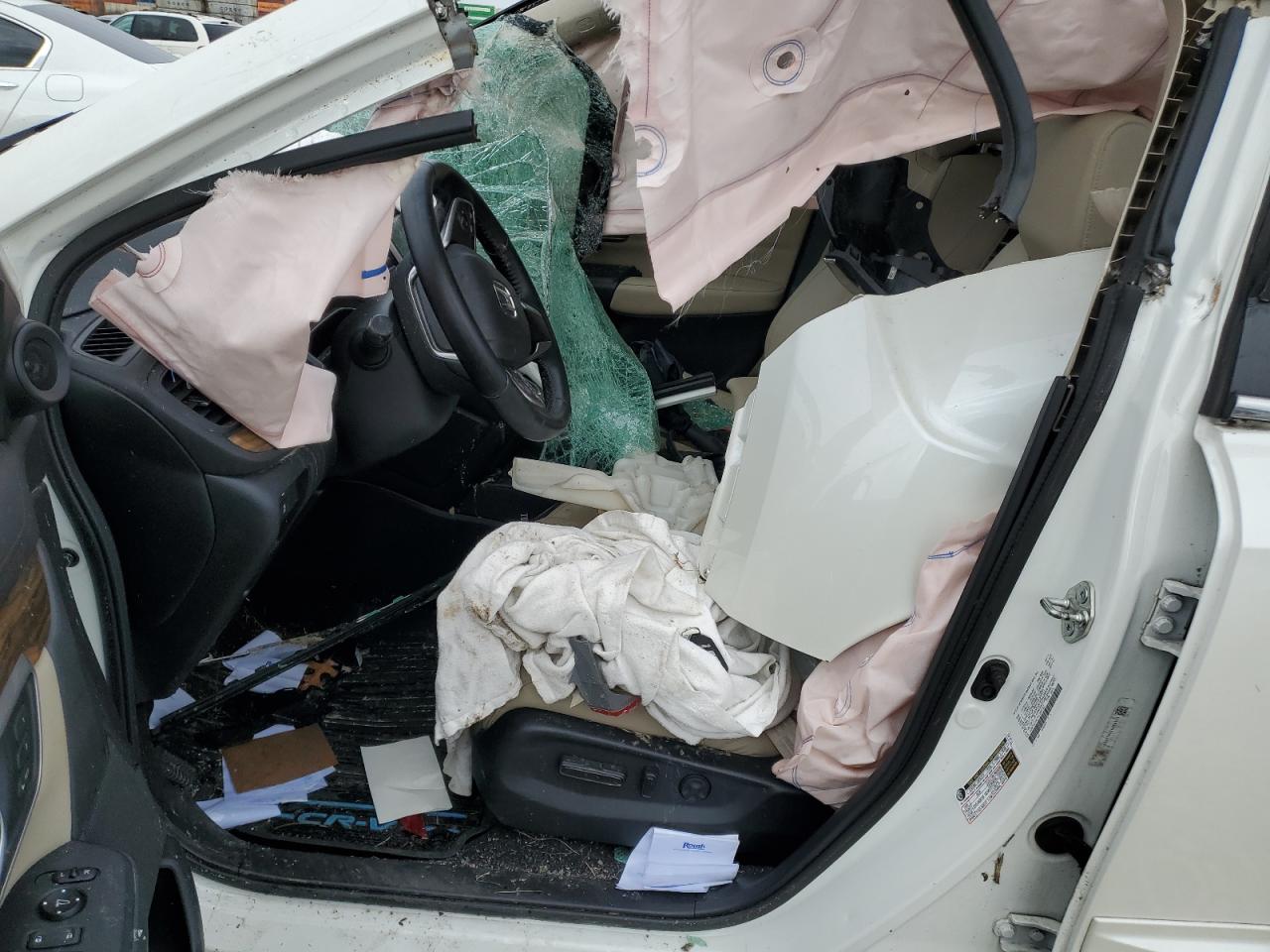 2017 Honda CR-V VIN 5J6RW2H97HL065792 Copart auction photo, all over damage thumbnail 7