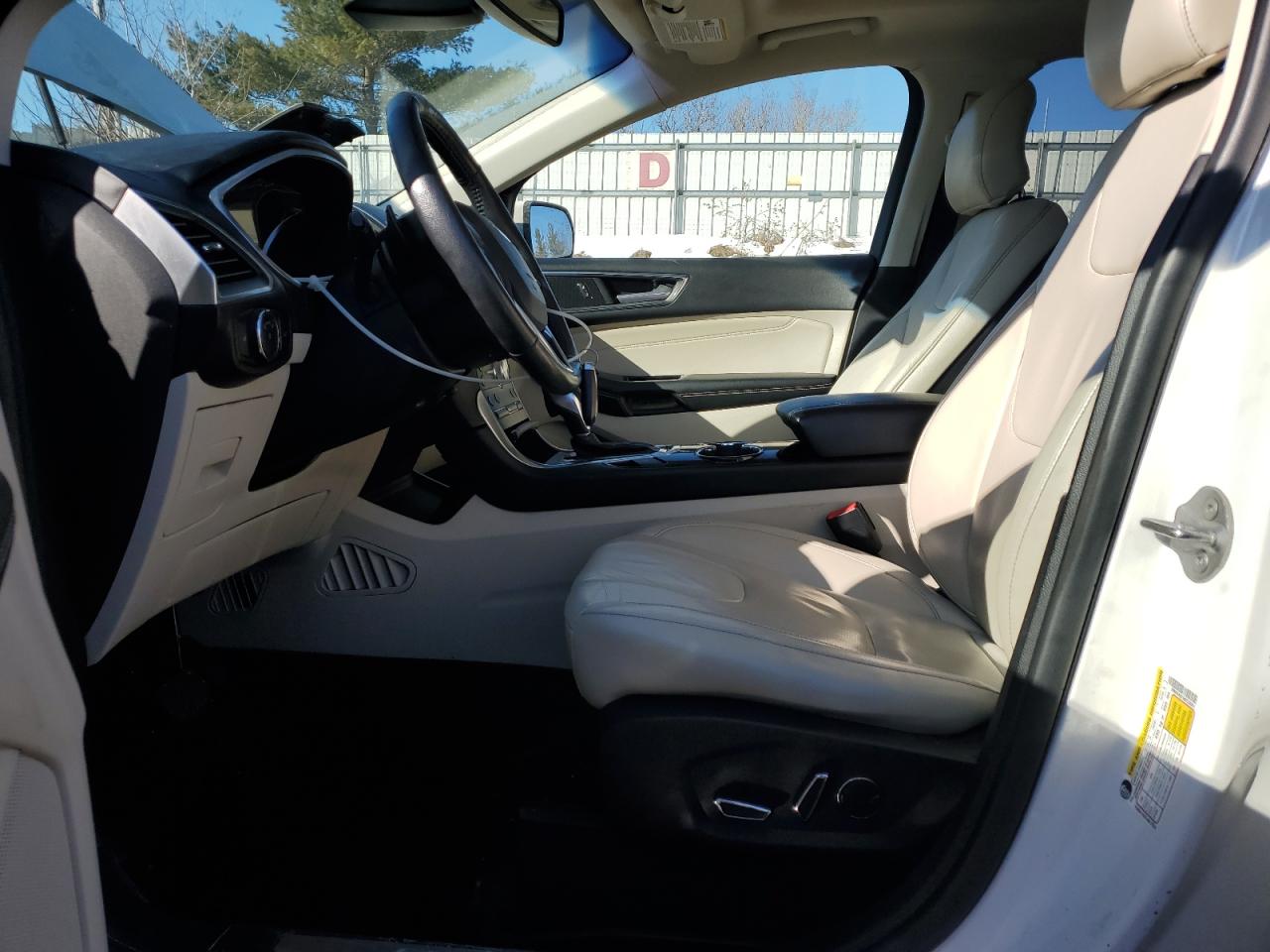 2017 Ford Edge VIN 2FMPK4K87HBC30854 Copart auction photo, front end / side damage thumbnail 7
