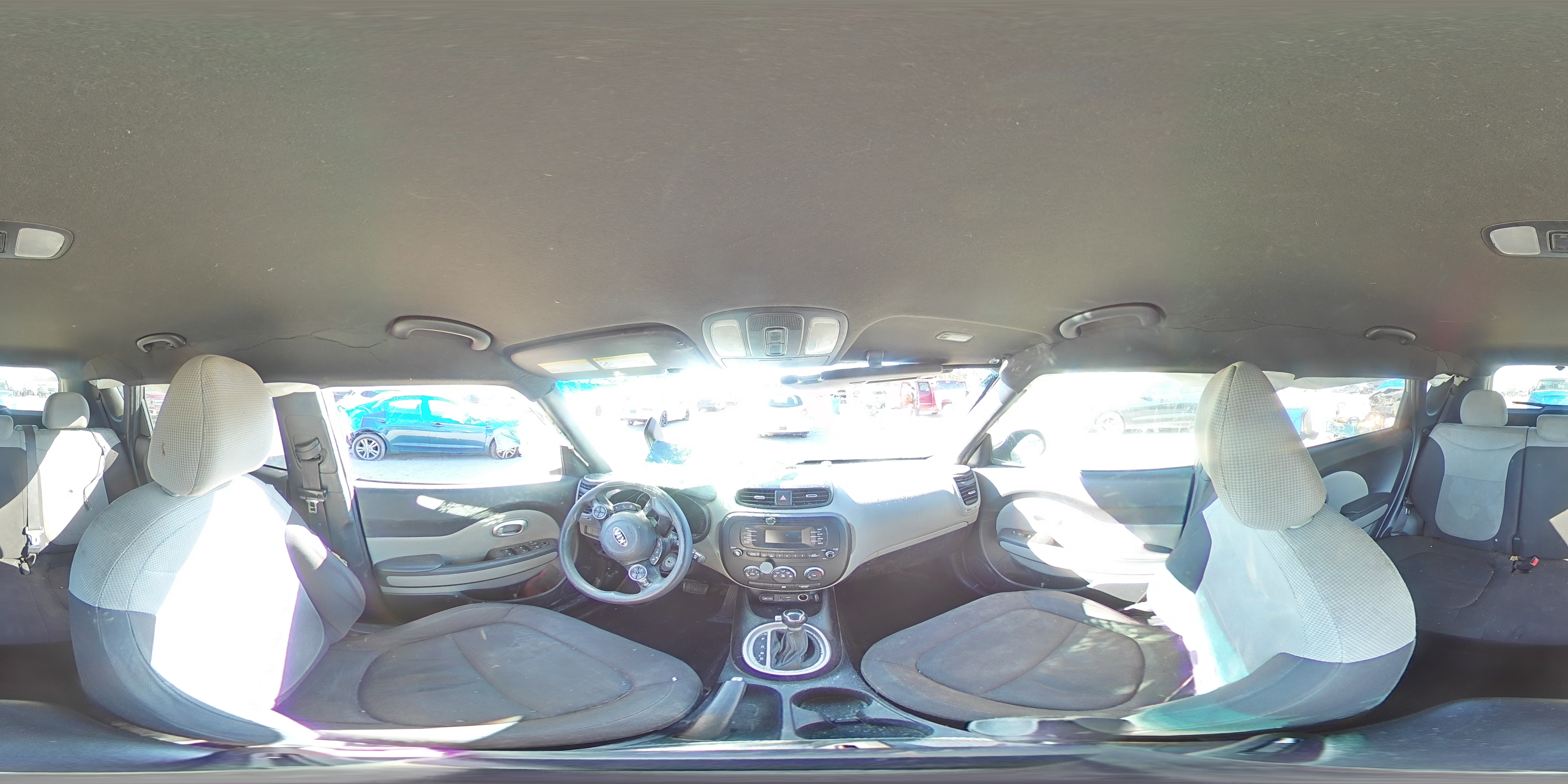 2016 KIA Soul VIN KNDJN2A21G7301833 Copart auction photo, front end / top/roof damage thumbnail 14