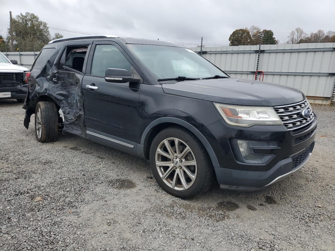 2016 Ford Explorer VIN 1FM5K7F88GGA45089 Copart auction photo, side damage thumbnail 4