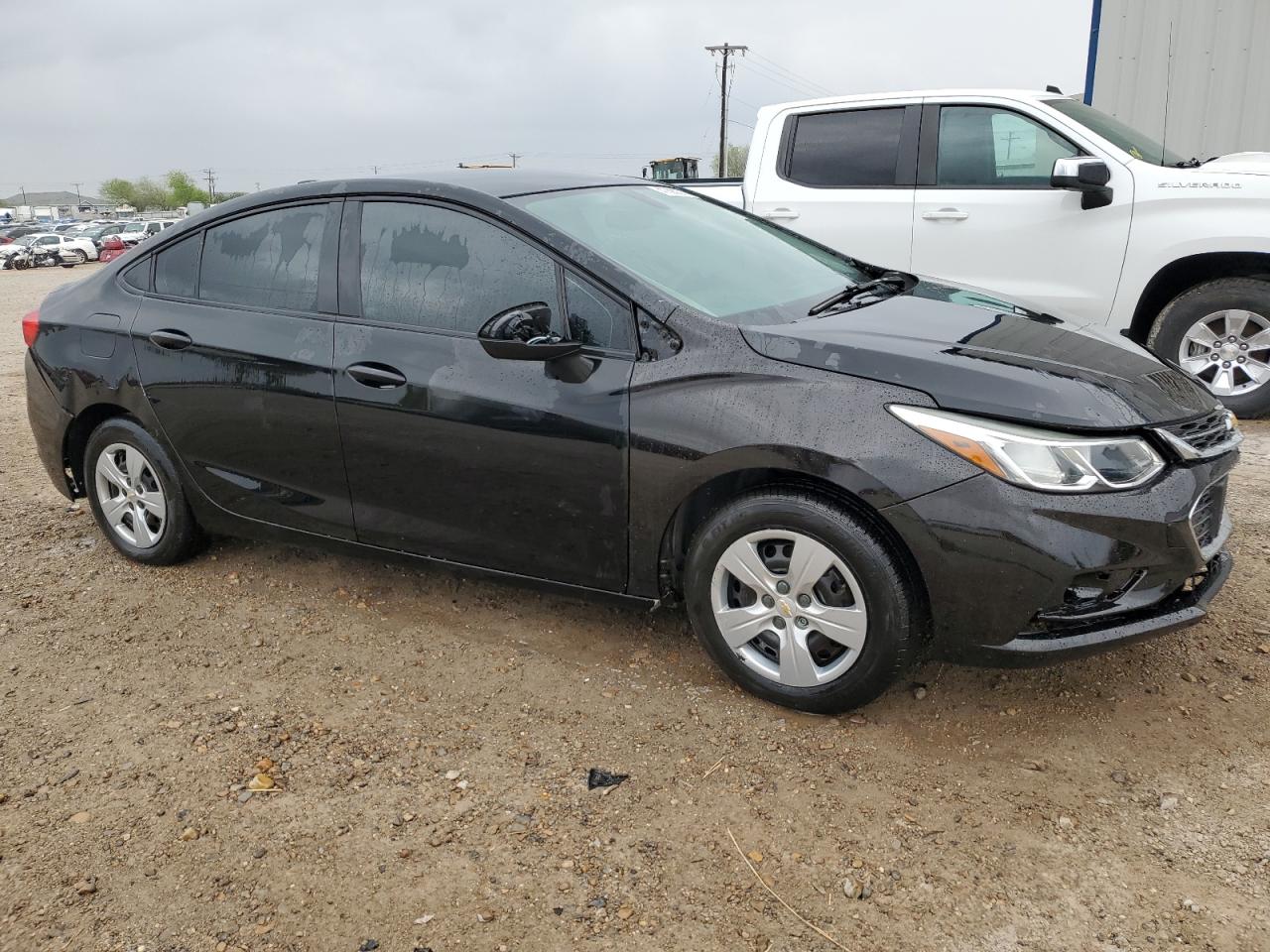 2017 Chevrolet Cruze VIN 1G1BC5SM7H7135341 Copart auction photo, all over damage thumbnail 4