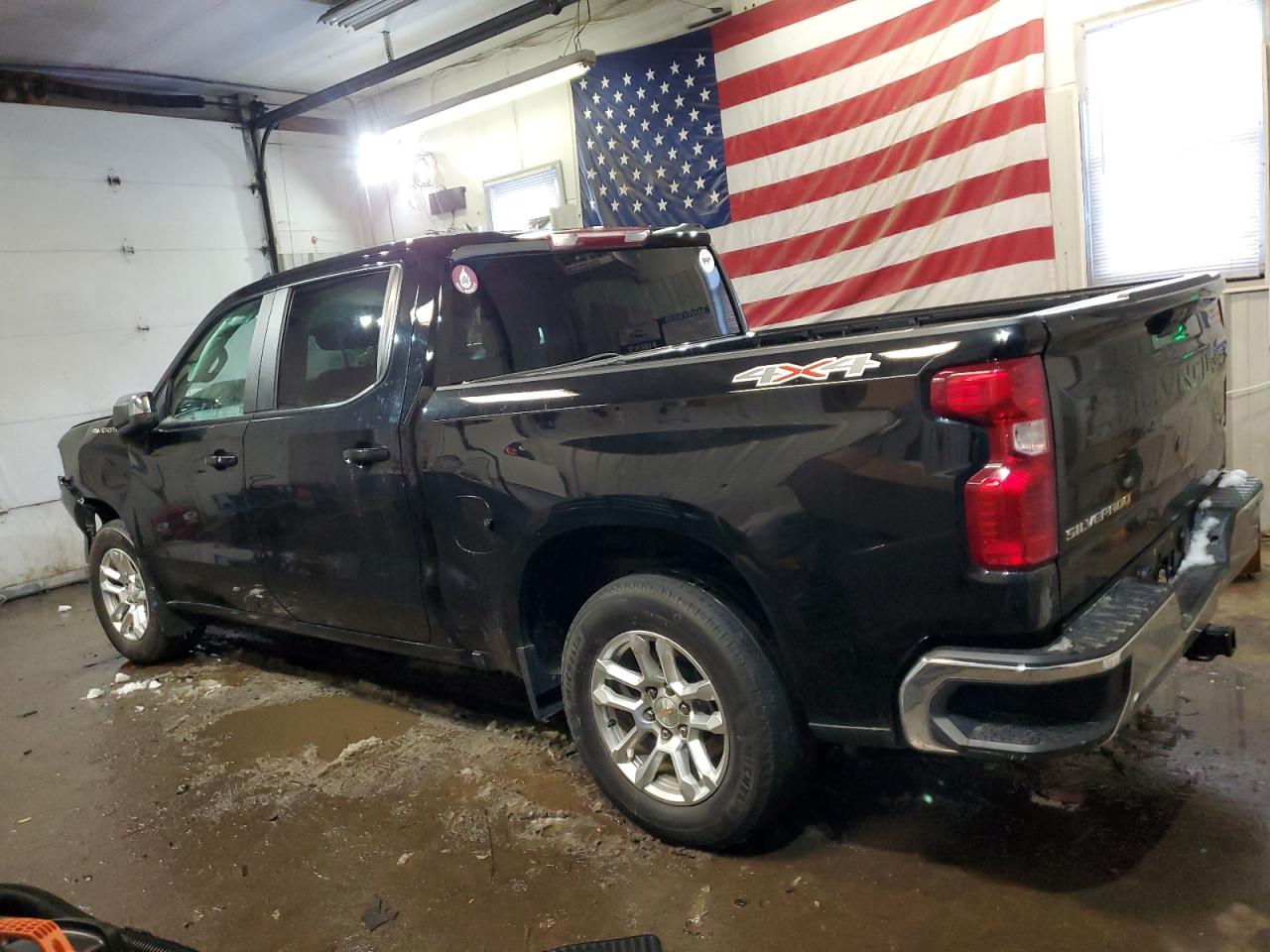2022 Chevrolet Silverado VIN 1GCPDKEK6NZ561136 Copart auction photo, front end / undercarriage damage thumbnail 2