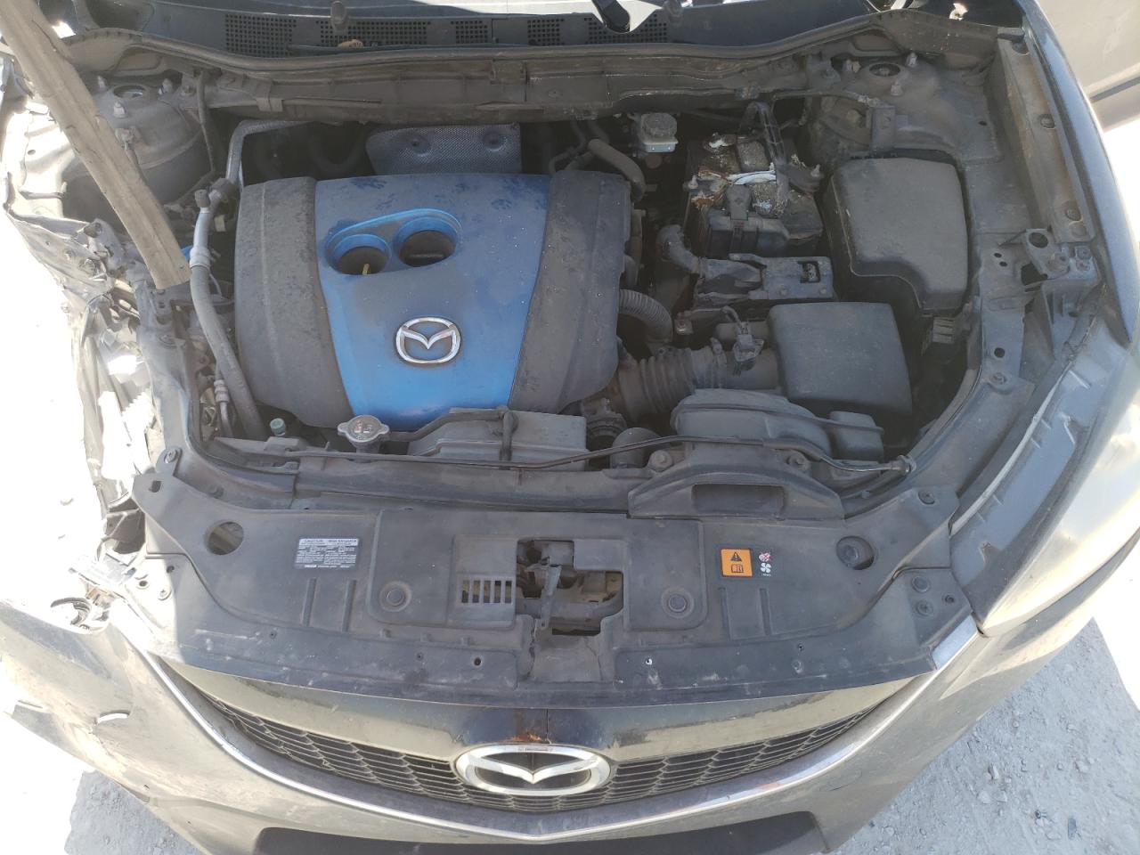 2013 Mazda CX-5 VIN JM3KE2BE6D0111213 Copart auction photo, front end / side damage thumbnail 13