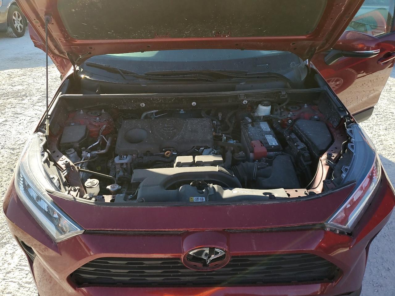2021 Toyota RAV 4 VIN 2T3W1RFV3MW175651 Copart auction photo, side / top/roof damage thumbnail 12