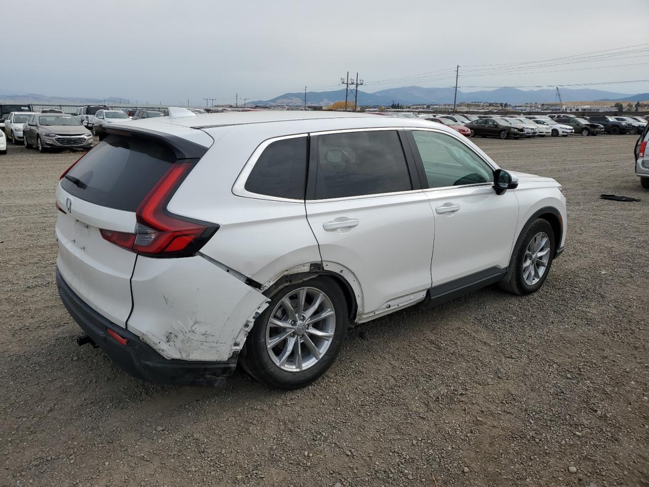 2024 Honda CR-V VIN 2HKRS4H73RH420121 Copart auction photo, rear end / minor dent/scratches damage thumbnail 3