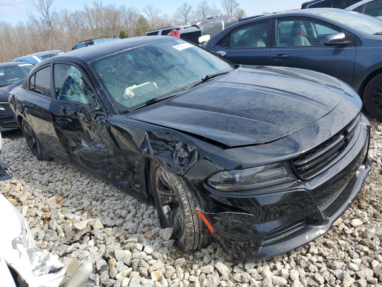 2018 Dodge Charger VIN 2C3CDXHG9JH169253 Copart auction photo, side damage thumbnail 4