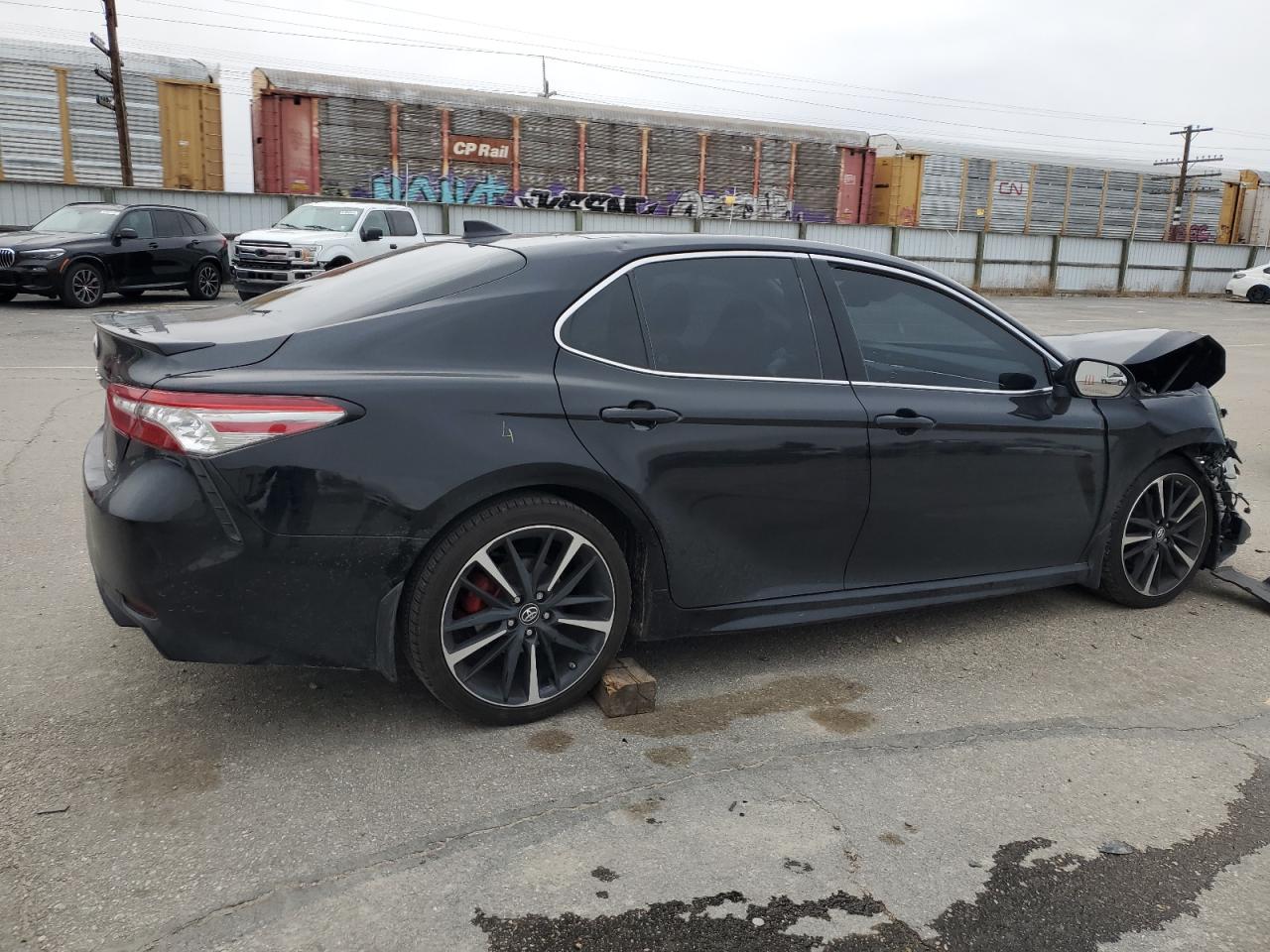 2018 Toyota Camry VIN 4T1BZ1HK3JU017651 Copart auction photo, front end / frame damage damage thumbnail 3