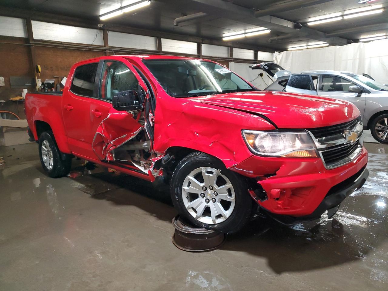 2018 Chevrolet Colorado VIN 1GCGTCEN7J1219125 Copart auction photo, side / front end damage thumbnail 4