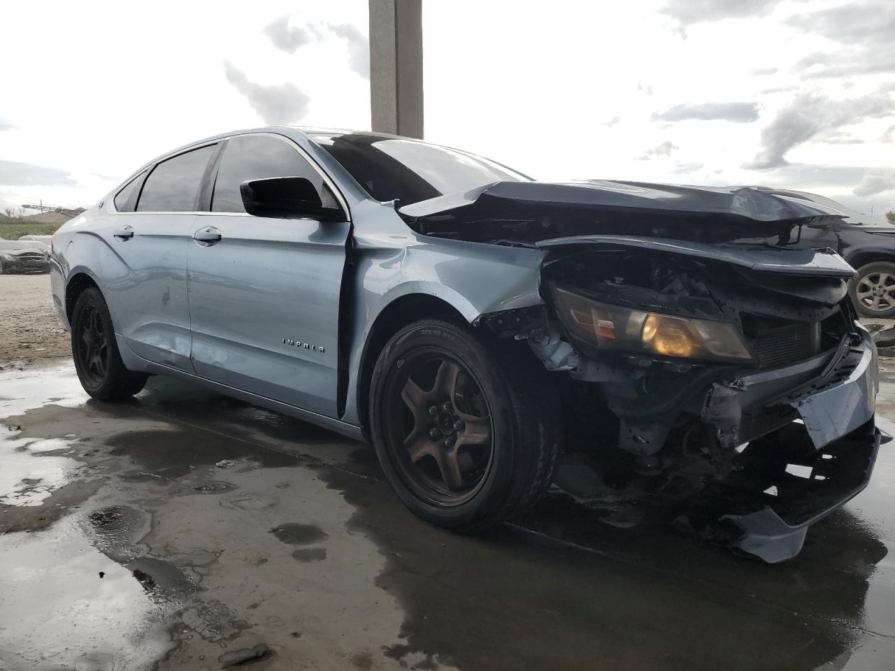 2014 Chevrolet Impala VIN 1G11Y5SL7EU107511 Copart auction photo, front end / side damage thumbnail 4